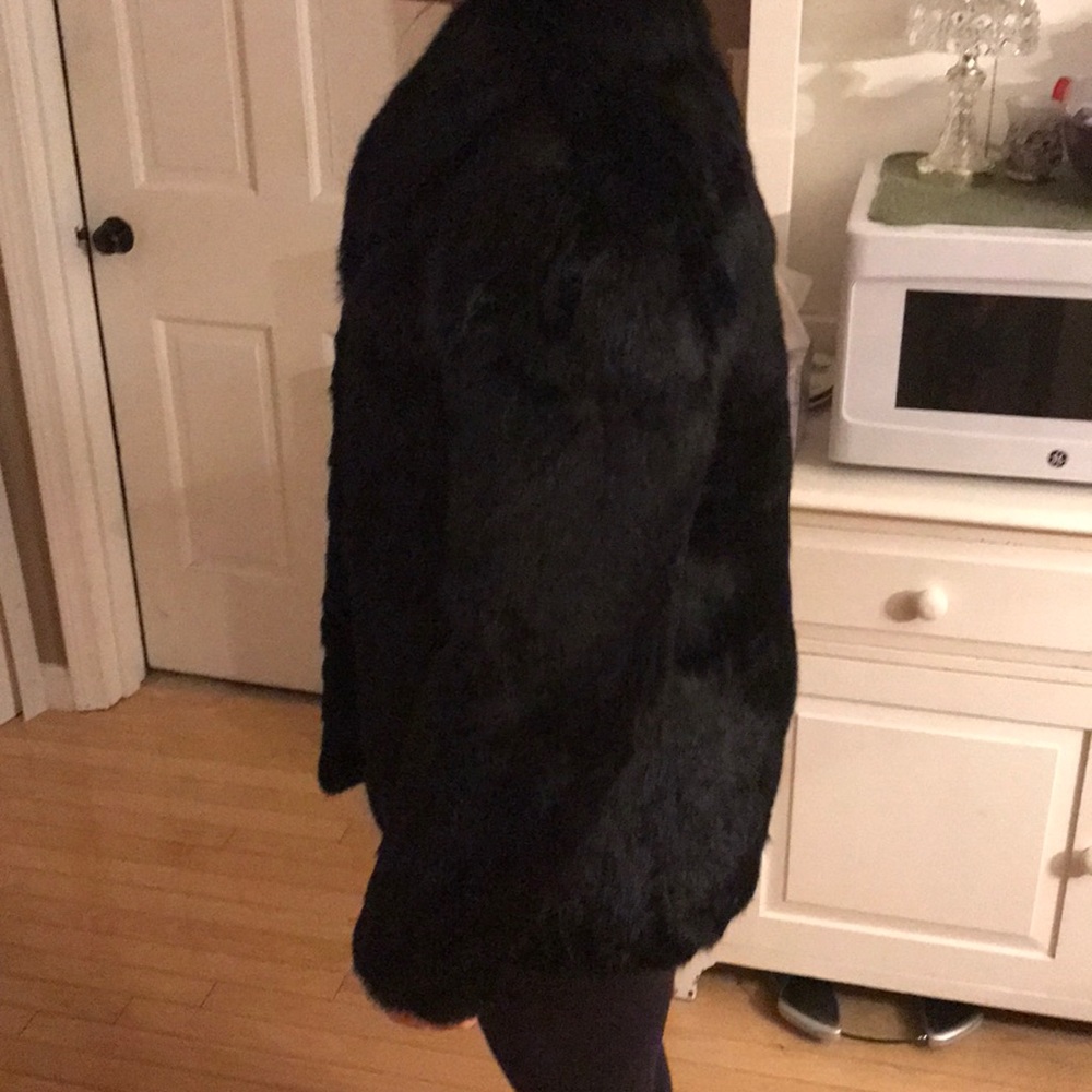 REAL Rabbit Fur Coat - Picture 2 of 7